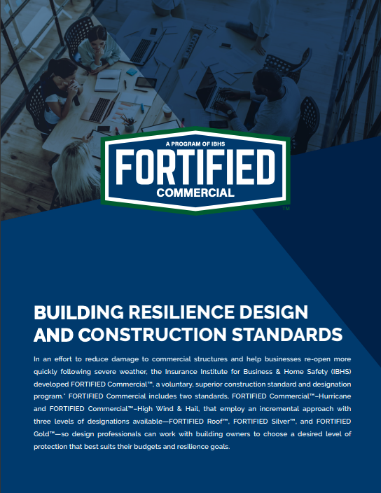 FORTIFIED Commercial factsheet cover