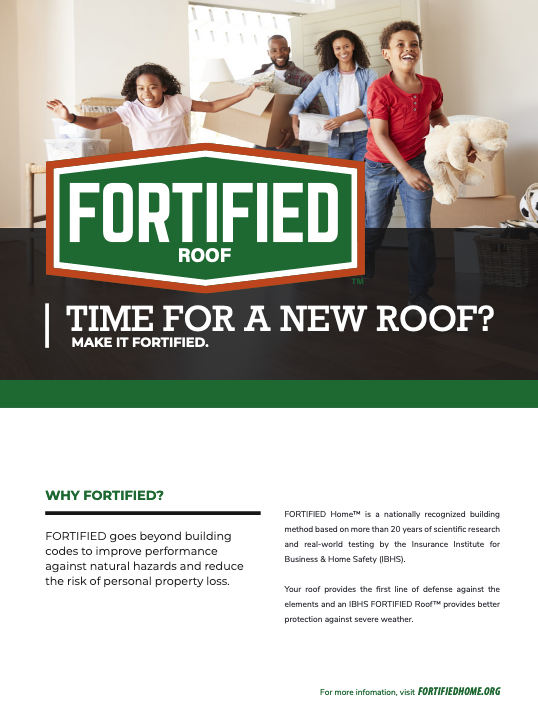 FORTIFIED Roof Fact Sheet