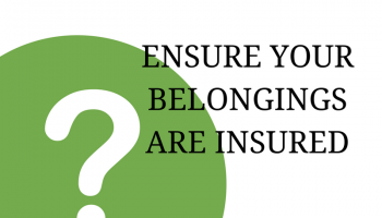 Ensure Your Personal Belongings are Insured